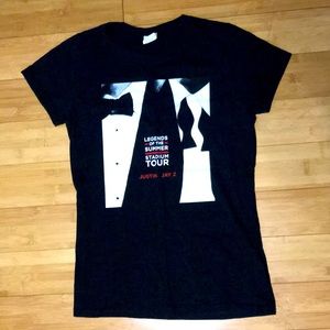 Bay Island Black Graphic Tee